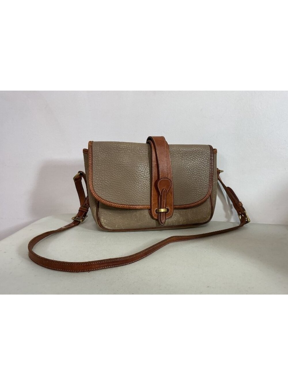 Dooney & Bourke Vintage Saddle Bag Crossbody Purse